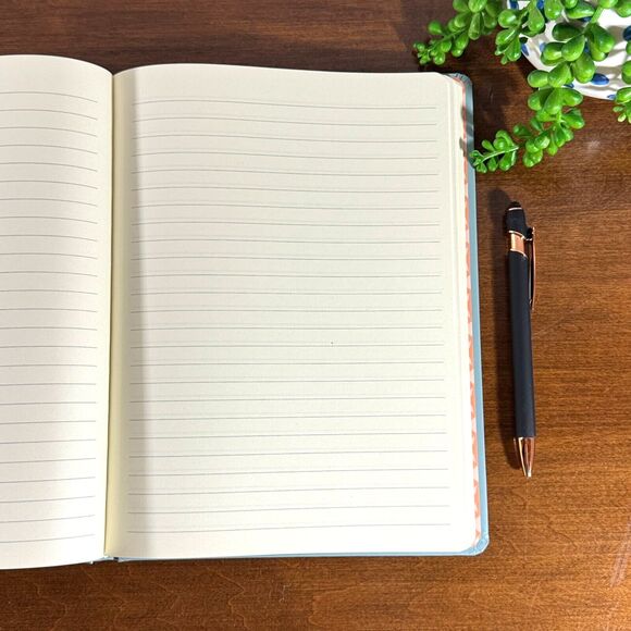 Hard Bound Bird Notebook Chirps & Tweets 7.5 x 10" 104 Sheets - Picture 3 of 6